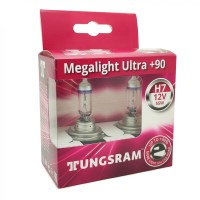 Лампы галогенные «General Electric / Tungsram» H7 Megalight Ultra +90% (12V-55W)