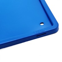 Рамка номерного знака нового образца 1А силиконовая «belais» (синяя, 290*170)
